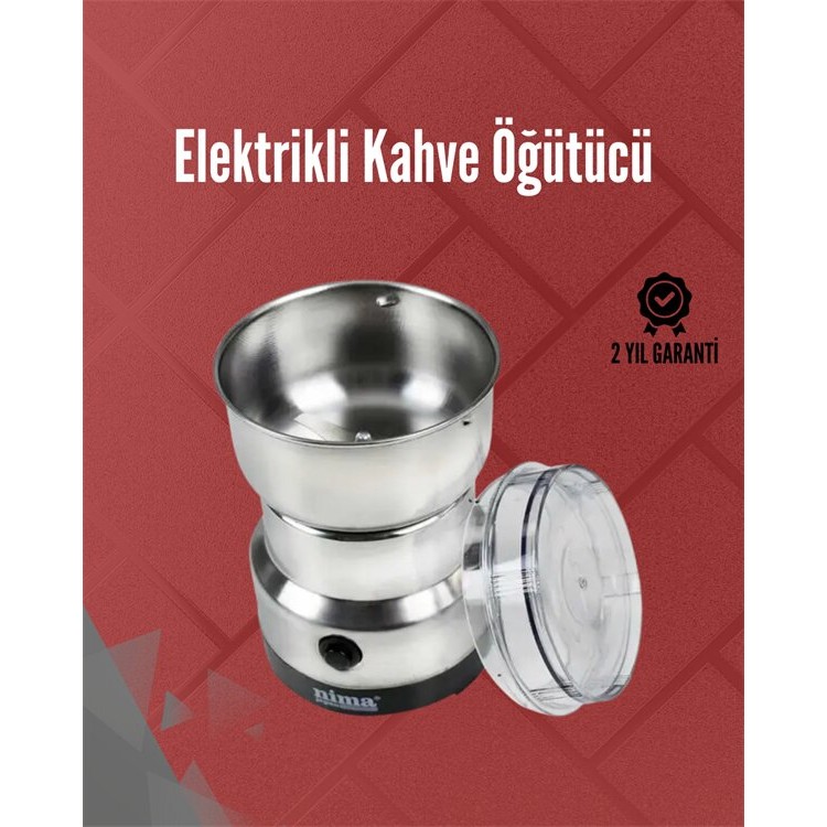 Stainless Steel Electric Coffee Grinder | Quiet FastIt's purposeful Grinder (200W)