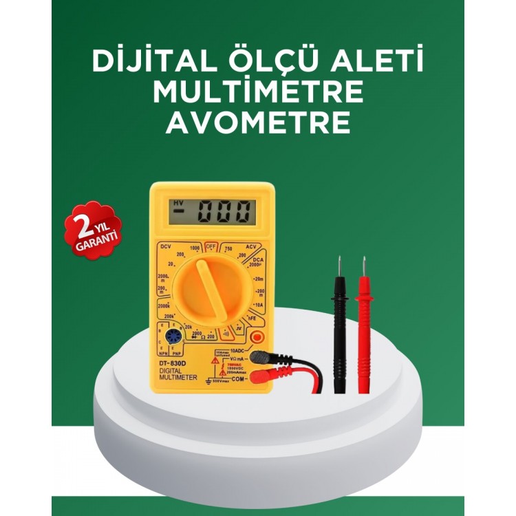 Digital Multimeter Measurement Instrument AC DC Measurement andWith LCD Screen