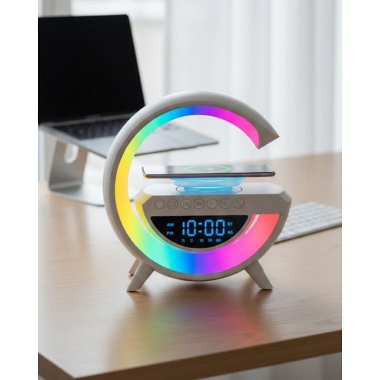 Bluetooth Hoparlör RGB Aydınlatmalı USB TF Kart FM Özellikli