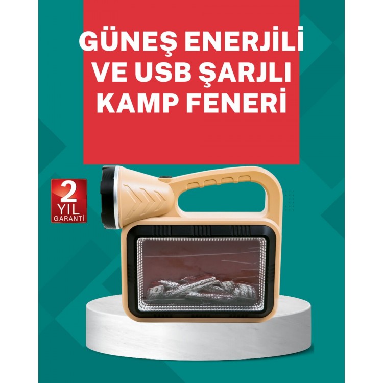 Flame Effect Solar Lamp – Waterproof