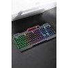 Led Işıklı Oyuncu Klavye Usb Girişli RGB Işıklı Q Klavye Mouse Hediyeli
