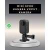 Bu mini kamera, günlük video çekimleri ve vlog içerikleri için kullanıcıya özgürlük sunar. Küçük boyutu sayesinde her an yanınızda taşıyabilir, anı kaçırmadan çekim yapabilirsiniz. Büyük ekipmanların yarattığı yük ve karmaşayı ortadan kaldırır.Sade ve anl