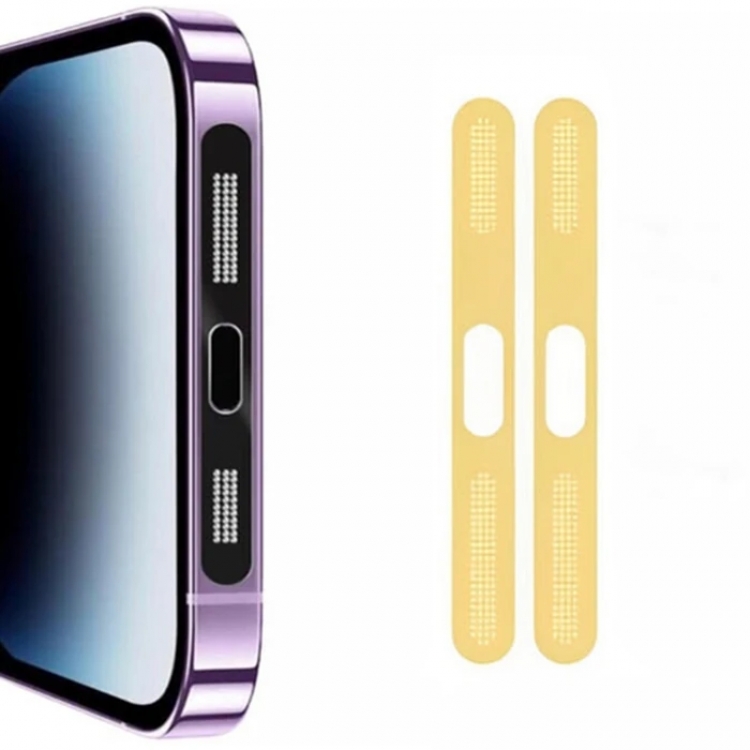 Ally Anti-Dust for iPhone 15 Pro MaxDust and Dirt Prevention Sticker 2 Pieces Set-(5775)