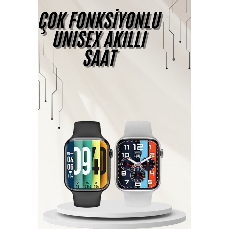 Plastik Kordonlu Kalp Atışı Uyku Takibi ve Çağrı Cevaplayabilen Akıllı Saat