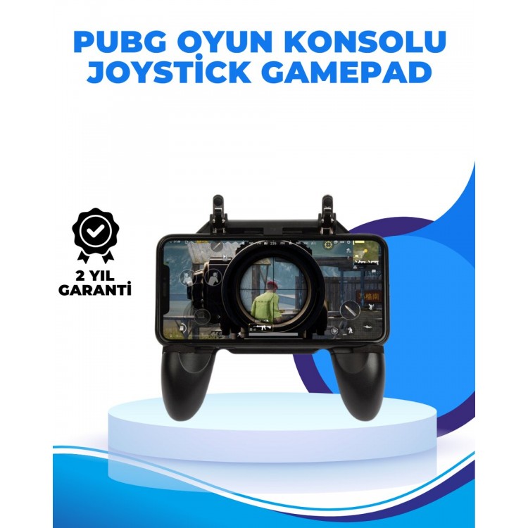 Joystickli ve Tetikleyicili PUBG Mobile Gamepad Oyun Kontrolcüsü