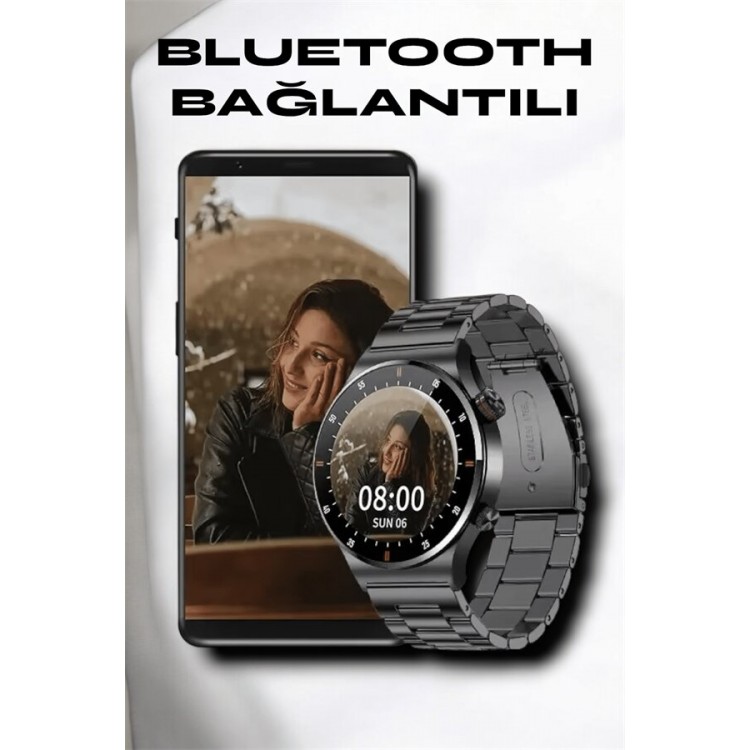 Smart Watch ECG Heart Rate with NFC and Wireless ChargingSocket,Ş iOS and Android Compatible with Sports Modes