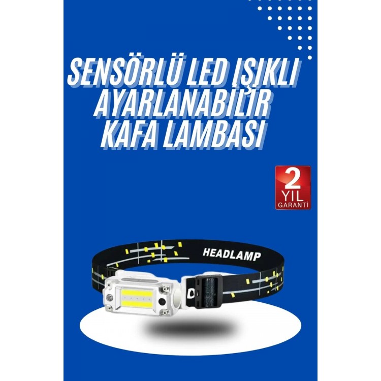 Kafa Lambası Su Geçirmez Kafa Feneri 3 Mod Aydınlatma