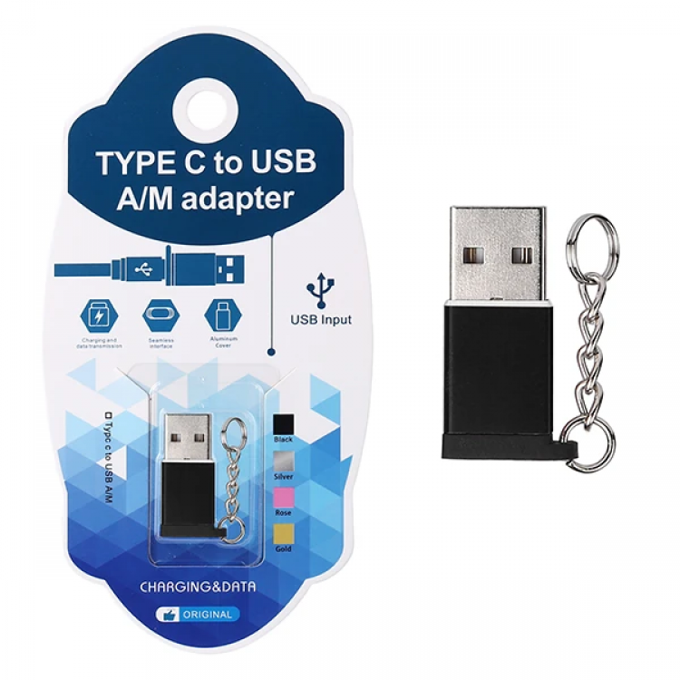 Ally USB 3.0 Male to USB 3.1 Type-C Female Converter Head Adapter-(5775)