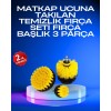 Profesyonel Matkap Ucu Temizlik Fırçası 3’lü Set