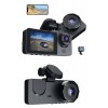 Bu gelişmiş 3 yönlü araç içi kamera sistemi, sürüş güvenliğini artırmak ve her açıdan kapsamlı kayıt imkanı sağlamak üzere tasarlanmıştır. Full HD 1080P çözünürlüklü ön kamera, 2MP 720P arka kamera ve VGA iç kamera olmak üzere toplam üç kamera ile eş zama