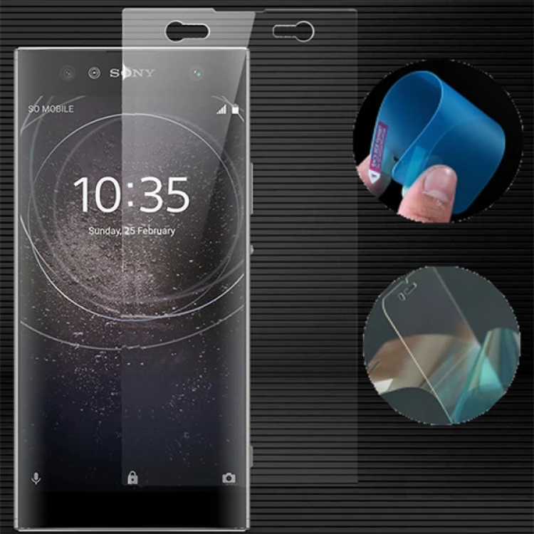 Sony Xperia Xa2 Ultra Esnek Darbe Emici Nano Glass Ekran Koruyucu-(5775)