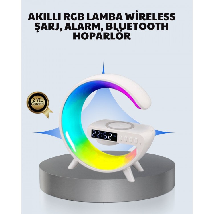 Wireless Charging Night Light Designed for Bedside andBluetooth Sound System