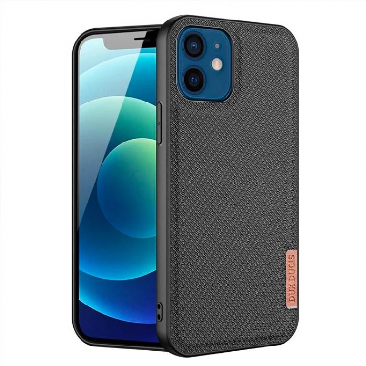 Dux Ducis Fino Series iPhone 12 -12 Pro6.1inch Case Premium Woven Silicone Case-(5775)