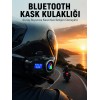 Su Geçirmez Bluetooth 5.3 Kask Kulaklığı 1000mAh Bataryalı