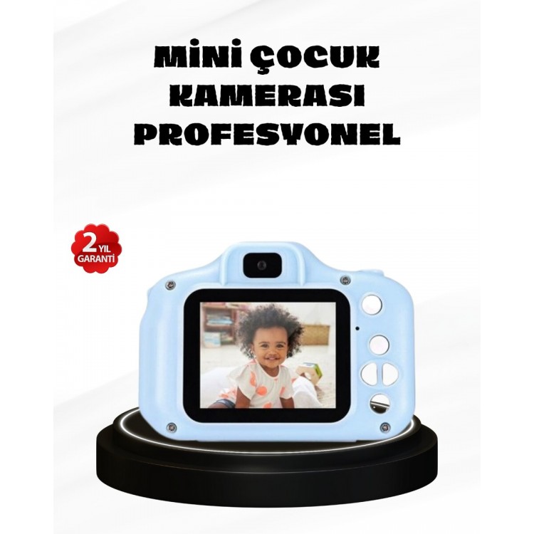 Mini Digital Camera for Kids – 1080p HD2.0 Inch Screen with Funny Filter and Charger