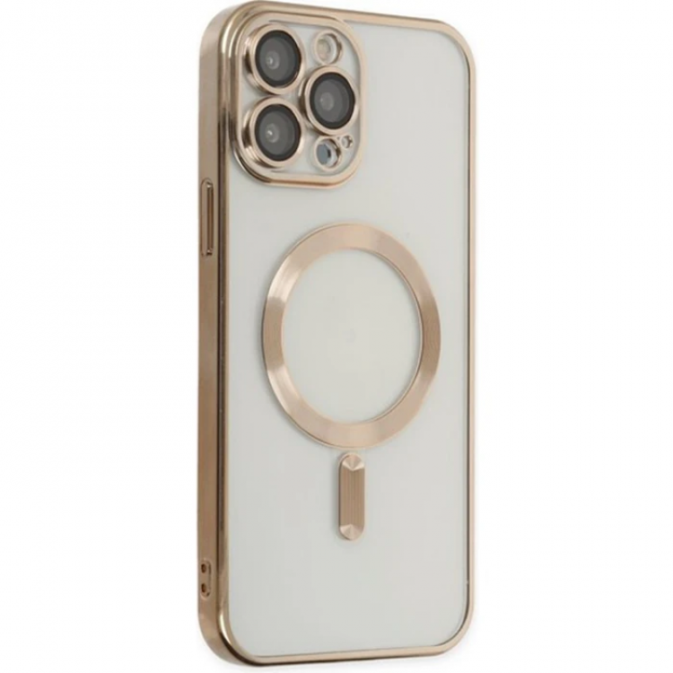 ALLY iPhone 14 Pro 6.1inch Color EdgeMagsafe Compatible Silicone Case with Laser Frame - (5775)