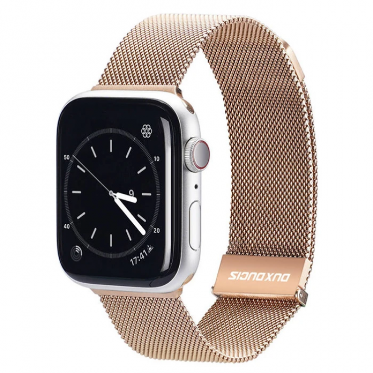 Dux Ducis for Apple Watch 42/44/45MMMilanese Premium Milano Loop Strap Cord-(5775)
