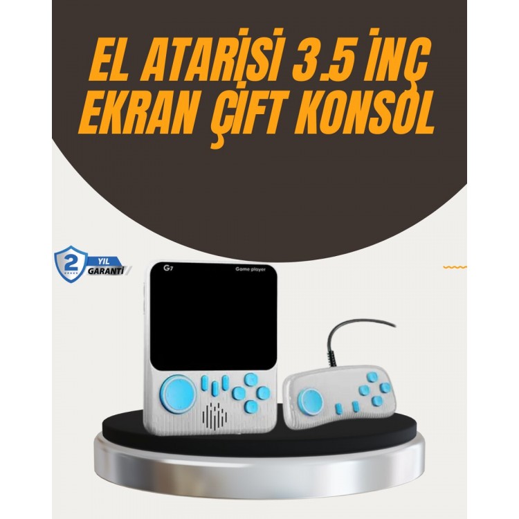 Portable Retro Console Offering Two-Player Gaming Experience