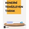 Kendi Kendini Temizleyen Saç Tarağı – Anti-Statik Silikon Uçlu ABS Malzeme 22x4 cm