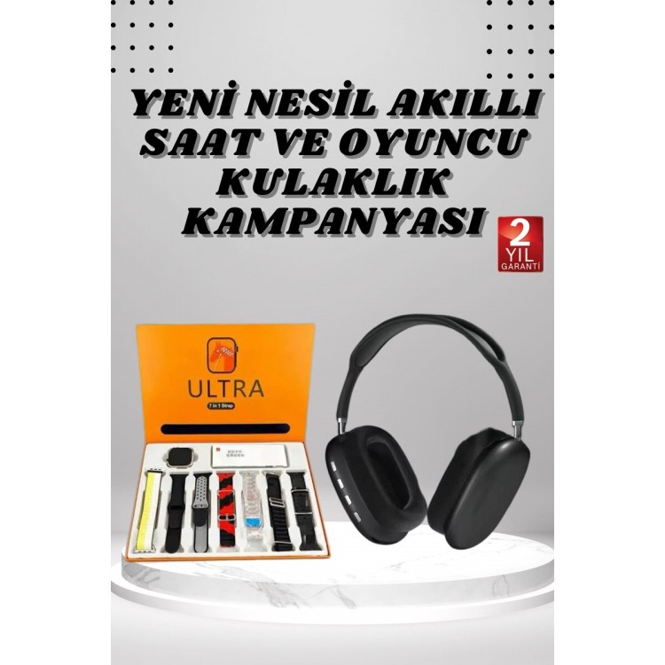 New Generation with Neckband Headphones and 7 Cords2.4GHz Time Campaign High Sound Quality