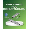Seyahat Dostu 8‑in‑1 Hub – Şarj & Veri & Video & Ağ için Eksiksiz Çözüm