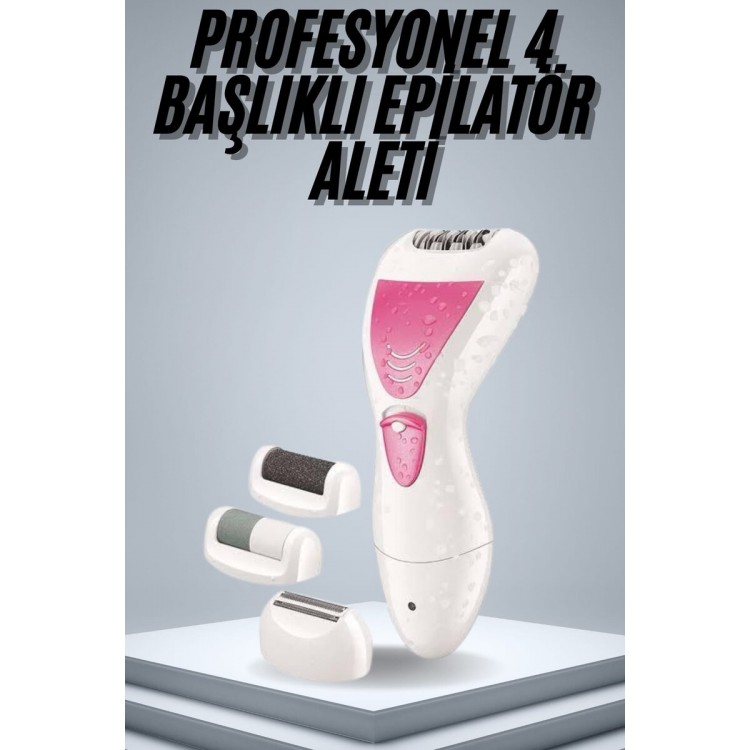 Epilator Device Epilation Device Multiple Head Options Footrasp