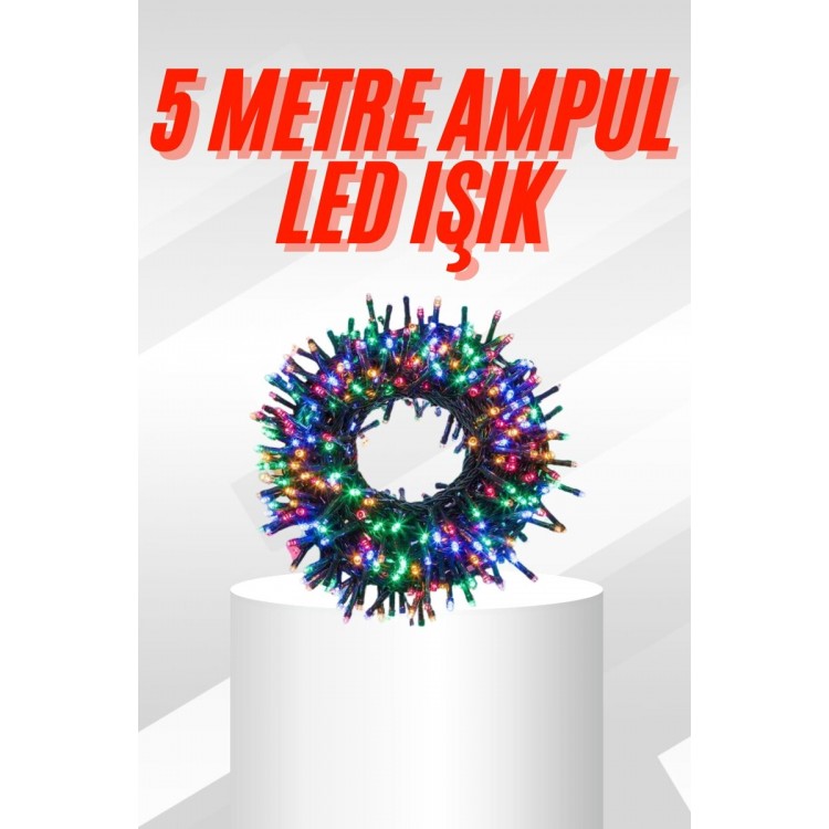Mixed Color Battery Powered Led Light Multi-Function EnergySaving 5 Meters