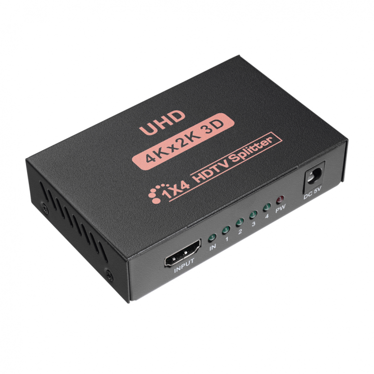 HYTECH HY-LU4 4xHDMI 2K-4K Monitör Çoklayıcı (1PC-4Monitör)(1923)