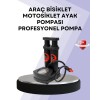 Basınç Saatli Ayak Pompası Bisiklet ve Araç Uyumlu