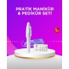 Elektrikli Manikür ve Pedikür Matkap Seti – Ayarlanabilir Hız Ergonomik ve Sessiz