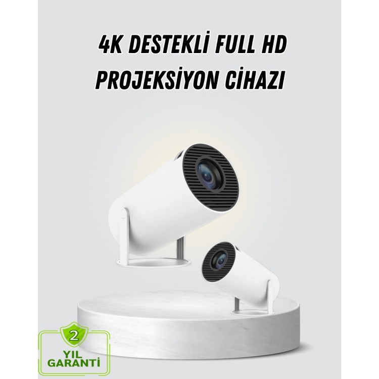 Full HD 4K Supported Smart Projection – 130inch Screen Long Life Bulb and Multiple Inputs