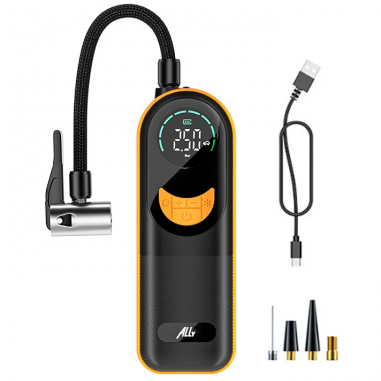 ALLY ST-5520 Auto Tire with Digital Pressure IndicatorInflation Pump Air Compressor-(5775)