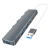 ALLY ADS-301A Usb 3.0 4 UsbPort Adapter Hub Multiplexer 1 type C-(5775)