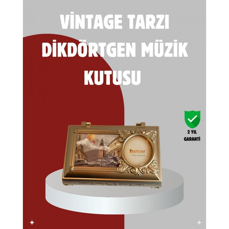 Kız Çocuk Oyuncak Piyano Görünümlü Balerinli Müzik Kutusu