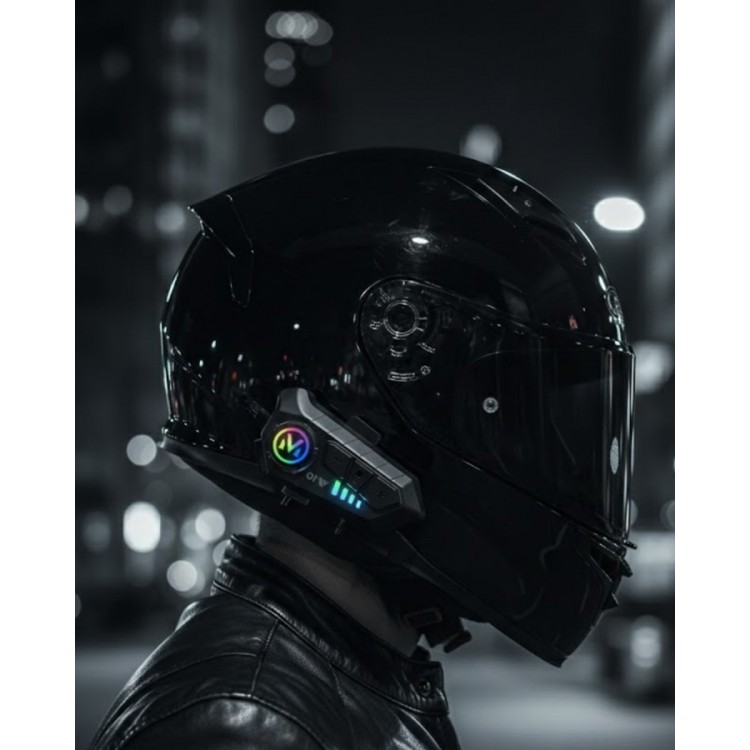 Bluetooth 5.3 Kask İçi Intercom Kulaklık 1000 m Mesafe 1000 mAh