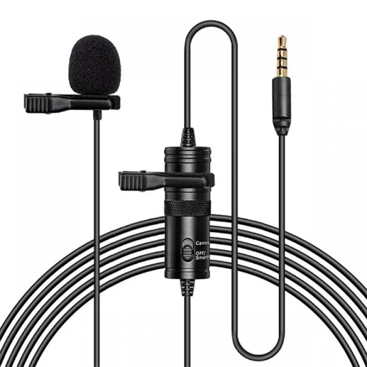 ALLY 3.5MM Universal Lavalier Wired Lapel Microphone6 Meters-(5775)