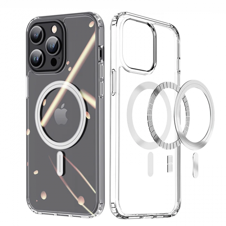 Dux Ducis Clin Mag Series iPhone 15 ProMagsafe Compatible Magnetic Silicone Case-(5775)