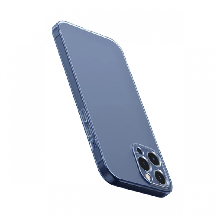 Baseus Simple Case iPhone 12 Pro Max 6.7 Thin Transparent Silicone Case-(5775)