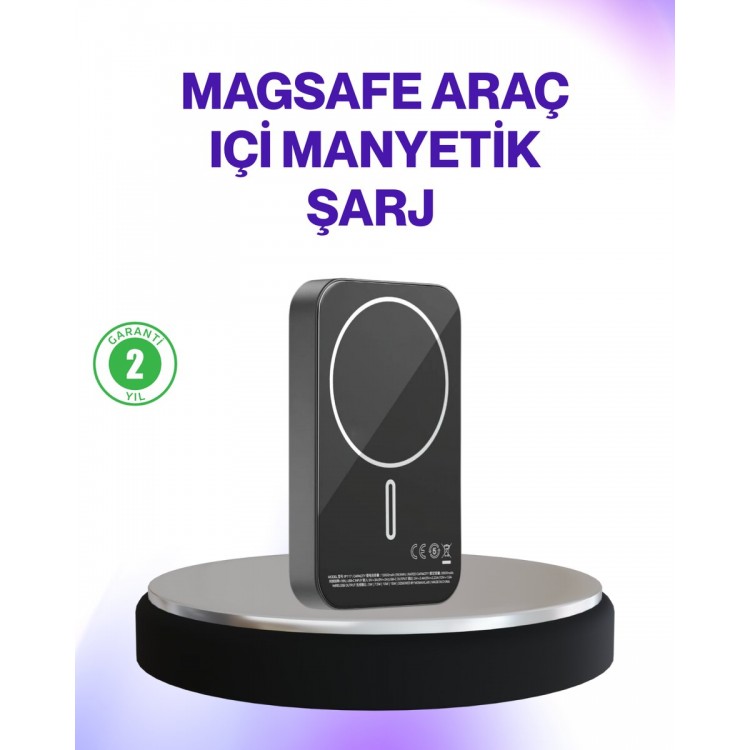 Magnetic MagSafe Compatible Car Holder Wireless Charging Supported