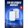 Enerjiniz Asla Tükenmesin! MagSafe uyumlu 5.000 mAh taşınabilir şarj cihazı, modern yaşamın hızına ayak uydurmak isteyen kullanıcılar için özel olarak tasarlanmıştır. Hem işlevselliği hem de zarif görünümüyle dikkat çeken bu ürün, günlük yaşamın her anınd