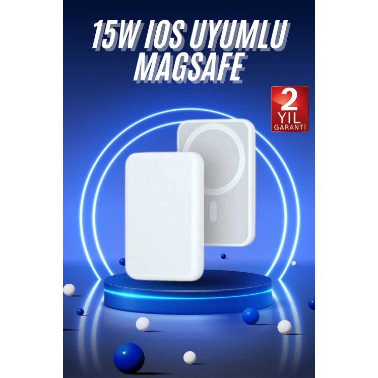 Magsafe Battery Pack Powerbank Wireless Charger 5.000mah
