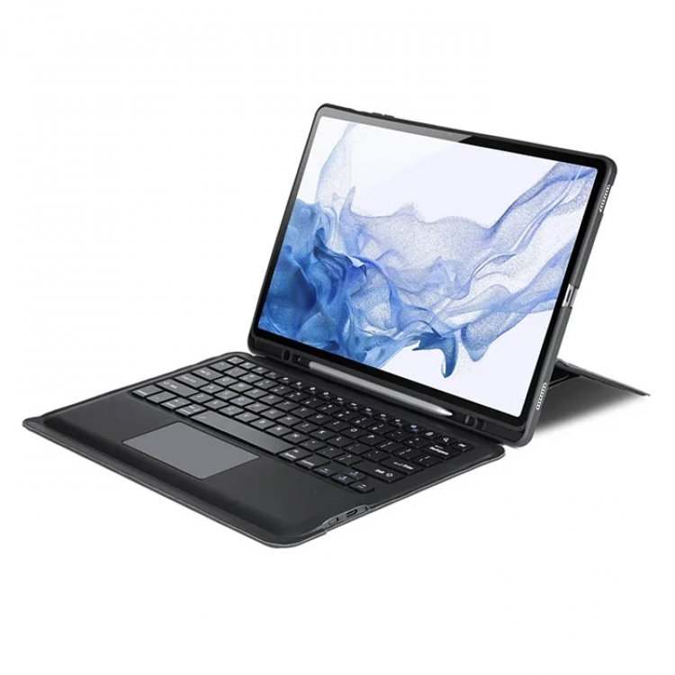 DUX DUCIS Galaxy Tab S8+ / S7+ / S7 FEDetachable Bluetooth Keyboard Touchpad PU Leather Case-(For5775)