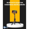 Canlı yayın ve video çekimleri için tasarlanan tripodlu selfie çubuğu, pratik ve işlevsel bir kullanım sunar. Selfie stick ve tripod özelliklerini bir arada sunarak farklı çekim ihtiyaçlarına cevap verir. Uzatılabilir yapısı sayesinde geniş açıdan çekim y