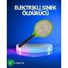 Pil ile Çalışan Elektrikli Sivrisinek Raketi | Kimyasal İçermeyen Hijyenik Çözüm