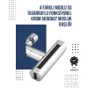 Yüksek kaliteli malzemeler ve kullanıcı dostu tasarımı bir araya getiren bu musluk başlığı, dört farklı su çıkış moduyla her ihtiyaca özel kullanım sunar. Yağmur, şelale, sprey ve kabarcık modları ile ister el yıkayın ister bulaşık durulayın, suyu daima v
