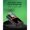 20000 mAh Portable Powerbank | Multi-Wire FastCharge Supported (22.5W)