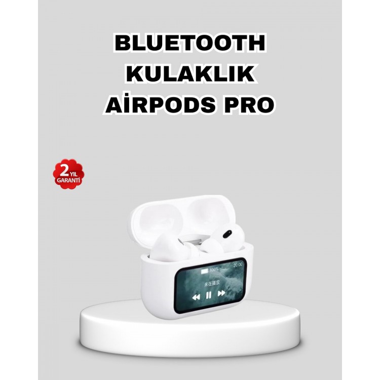Dokunmatik Ekranlı Bluetooth Kulaklık – ANC Suya Dayanıklı Powerbank Kutulu