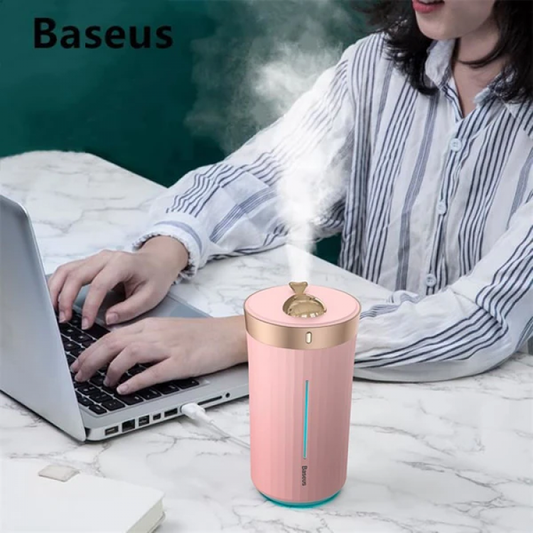 Baseus Whale Car and Home Ultrasonic Air HumidifierNight Lamp-(5775)