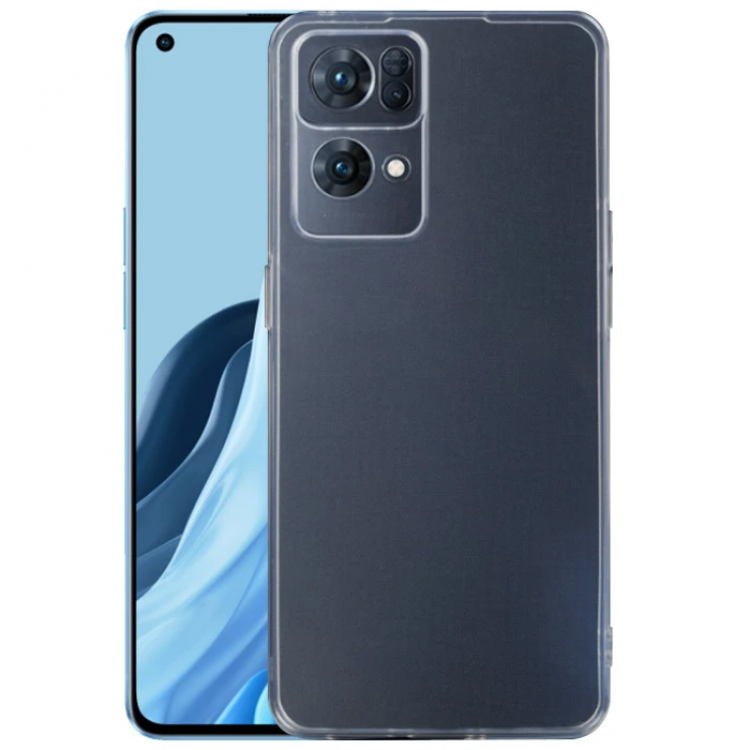 Ally OPPO Reno 7 Pro Case Camera ProtectedUltra Thin Transparent Silicone Case-(5775)