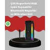 Taşınabilir çift hoparlörlü Bluetooth ses sistemi, yüksek ses performansı ve çok yönlü bağlantı seçenekleri ile her ortamda eğlenceyi garantiler. 4 inç boyutundaki iki güçlü hoparlör, net tizler ve derin baslar sunarak müzik dinleme deneyiminizi zenginleş